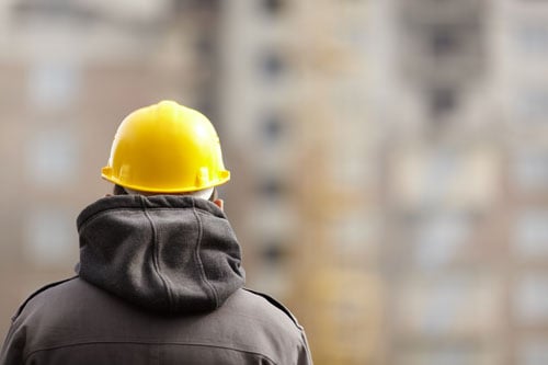 Construction worker at site